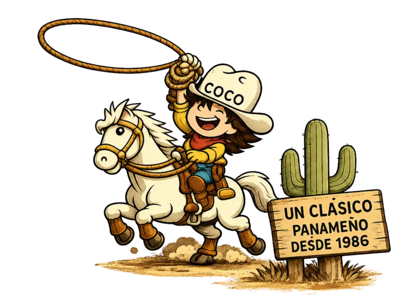 Coco, mascota de Restaurante Bronco